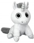 Jucărie de pluș Wild Planet - Unicorn gri, 21 cm - 1t