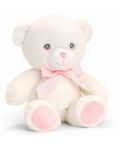 Keel Toys Keeleco - Ursuleț de pluș cu panglică, 20 cm, roz - 1t