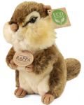 Jucărie de pluș Rappa Eco prietenii - Veveriță Chipmunk, așezată, 20 cm - 1t