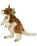 Jucărie de pluș Rappa Eco Friends - Cangur, stând, 30 cm - 2t