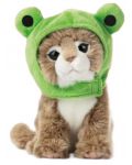 Jucărie de pluș Studio Pets - Pisică Maine Coon cu pălărie, Prinț, 23 cm - 1t