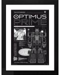 Poster cu ramă GB eye Movies: Transformers - Optimus Prime (Schematic) - 1t