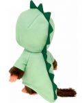 Jucărie de pluș Monchhichi - Maimuță în costum de dinozaur - 2t
