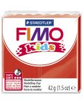 Pasta polimerica Staedtler Fimo Kids - culoare rosie - 1t