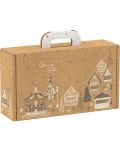 Cutie de cadou Giftpack Bonnes Fêtes - Kraft, 33 cm - 1t