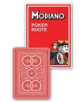 Carti pentru poker  Modiano Poker Ruote - spatele rosu  - 1t