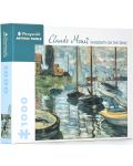 Puzzle Pomegranate de 1000 piese - Sailboats on the Seine, Claude Monet - 1t