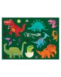 Poster de colorat Crocodile Creek - Dinozaur, cu 8 creioane - 3t