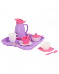 Set de servit ceaiul pentru copii Polesie Toys - Alice, 12 piese - 1t