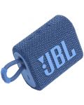 Boxă portabilă JBL - Go 3 Eco, albastru - 2t