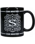 Set cadou Paladone Marvel: Stark Industries - Logo - 2t