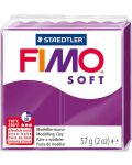 Argila polimerica Staedtler Fimo Soft, 57 g, purpuriu 61 - 1t