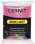 Argila polimerică Cernit Neon Light - Ciclam, 56 g - 1t