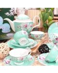 Set de porțelan pentru ceai Morello - Tiffany Blue Magnolia, 16 buc - 6t