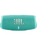 Boxa portabila JBL - Charge 5, albastru deschis - 1t