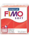 Argila polimerica Staedtler Fimo Soft, 57 g, rosu 24 - 1t
