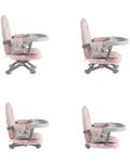 Inaltator scaun de masa pentru copii Cangaroo - Kiwi, roz - 5t