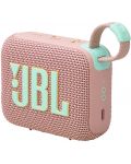 Boxă portabilă JBL - Go 4, roz - 2t