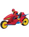 Figurina exclusiva Playmates Power Players - Axel's Power Motorcycle - 3t