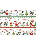 Hârtie cadou Susy Card - Moș Crăciun și prieteni, 70 х 200 cm - 1t