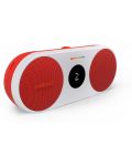 Boxă portabilă Polaroid - P2, roșie/albă - 3t