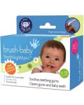 Servețele de curatare gingii și dinți Brush Baby - 0-16 luni, 20 buc. - 1t