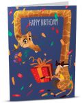 Felicitare iGreet - Girafa Happy Birthday - 1t