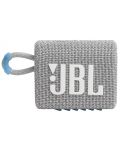 Difuzoare portabile JBL - Go 3 Eco, alb/gri - 5t