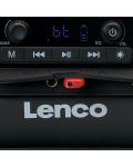 Boxă portabila Lenco - SPR-200BK, impermeabil, neagră/gri - 5t