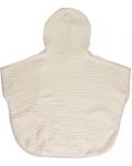 Poncho Bebe-Jou - Pure Cotton Sand, 86 х 92 cm - 2t
