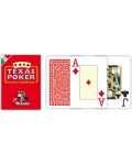 Carti de poker Texas Hold’em Poker - spate rosu - 2t