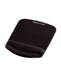 Mouse pad Fellowes - Plushtouch, ergonomic, S, moale, negru - 2t