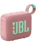 Boxă portabilă JBL - Go 4, roz - 3t