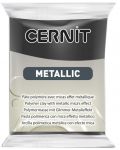 Argila polimerică Cernit Metallic - Gri, 56 g - 1t