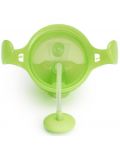 Cupă de tranziție cu manere Munchkin - Click Lock Weighted Straw, verde - 4t