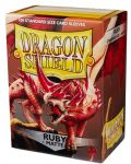 Protecții pentru cărți de joc Dragon Shield - Matte Ruby (100 buc.) - 1t