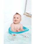 Scaun antiderapant pentru baie și hrănire BabyJem - albastru - 8t