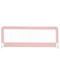 Perete despărțitor de siguranță pentru pat Coco - 150 x 42 x 55 cm, roz - 2t