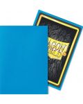 Protecții pentru cărți de joc Dragon Shield Sleeves - Small Matte Sapphire (60 buc.) - 3t