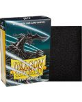Protecții pentru cărți de joc Dragon Shield Sleeves - Small Matte Jet (60 buc.) - 2t