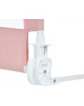 Perete despărțitor de siguranță pentru pat Coco - 150 x 42 x 55 cm, roz - 3t