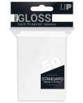 Protecții pentru cărți Ultra Pro PRO - Gloss Standard Size, White (50 buc.) - 1t