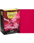 Protecții pentru cărți de joc Dragon Shield Dual Sleeves - Matte Fury (100 buc.) - 2t