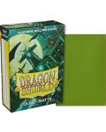 Protecții pentru cărți de joc Dragon Shield Sleeves - Small Matte Olive (60 buc.) - 2t