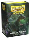 Protecții pentru cărți de joc Dragon Shield - verde pădure mată (100 buc.) - 1t