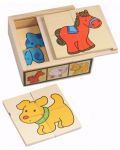 6 mini puzzle-ur in cutie Pino - Ferma - 1t