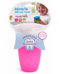 Munchkin Miracle 360° Sippy Cup Pink 296ml - 3t