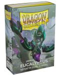 Protecții pentru cărți de joc Dragon Shield Dual Sleeves - Small Matte Eucalyptus (60 buc.) - 1t