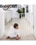 Barieră BabyDan - Multidan, Metal, White, 107 cm - 2t