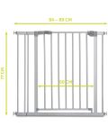 Gard de protectie copii Hauck -Stop N Safe 2,White, cu prelungire 9 cm - 4t